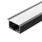 Профиль с экраном SL-LINIA62-F-2500 BLACK+OPAL (, Алюминий)