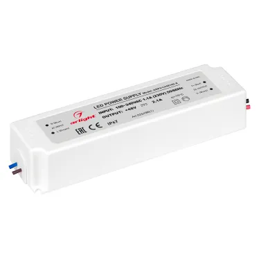 Блок питания ARPV-LV48100-A (48V, 2.1A, 100W) (, IP67 Пластик, 3 года)