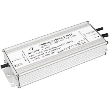 Блок питания ARPV-UH24400-PFC-DALI-PH (24V, 16.7A, 400W) | 025655 | Arlight