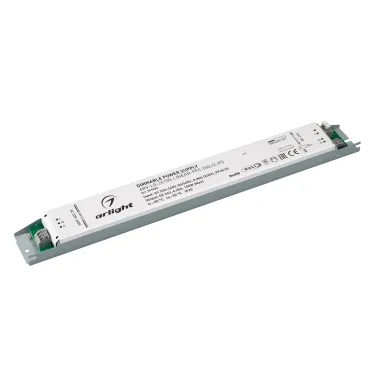 Блок питания ARV-LG-24150-LINEAR-PFC-DALI2-PD (24V, 6.25A, 150W) (ARL, для светодиодных лент, диммируемый, IP20 металл, 5 лет)