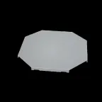 Крышка Х-разветвителя 400 мм "ПЛЮС" INOX304 | KXDplus400 INOX304 | КМ - профиль