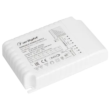 Блок питания ARJ-SP-50-PFC-1-10V-DALI2-PD (50W, 700-1400mA) (IP20 Пластик, 5 лет)