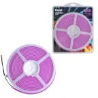 Гибкая светодиодная лента. NEON ULS-N01-2835-120LED/m-6mm-IP67-DC12V-9W/m-5M-PURPLE катушка 5м в блистере фиолетовый свет