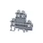 Клемма 2х-ярусная винтовая 4 кв.мм без перемычки OptiClip CDL-4-2L-I-BU-синий