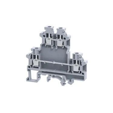 Клемма 2х-ярусная винтовая 4 кв.мм без перемычки OptiClip CDL-4-2L-I-BU-синий