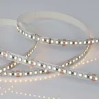 Лента гибкая светодиодная на самоклеящейся основе. ULS-2835-168LED/m-10мм-IP20-DC24V-14W/m-5м-3000K Катушка 5 м. в герметичной упаковке. (3000K).