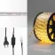Дюралайт LED, постоянное свечение 2 W - тёплый белый Эконом 24 LED/м, 100 м