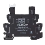                  Колодка ультратонкая для реле серии RIS, вх. напр. 230V AC/DC, винт. клеммы
               