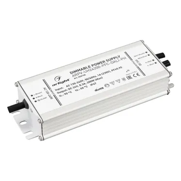 Блок питания ARPV-UH24200-PFC-DALI-PH (24V, 8.3A, 200W) | 028108 | Arlight
