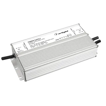 Блок питания ARPV-UH24600-PFC (24V, 25A, 600W) (IP67 металл, 7 лет)