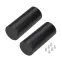 Заглушка ROUND-D36-360 BLACK с отверстием (ARL, металл)