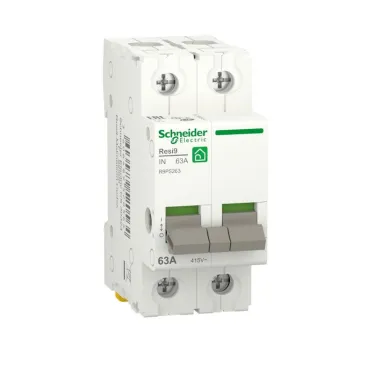 Выключатель нагрузки (мод. рубильник) 63А 2P RESI9 | R9PS263 | Schneider Electric