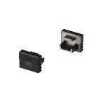 Заглушка SL-MINI-8-H6 BLACK глухая (ARL, Пластик)