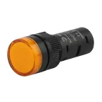 Лампа AD16DS(LED)матрица d16мм желтый 230В AC