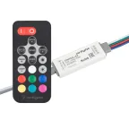 Контроллер ARL-FINE-RGB Black (5-24V, 3x2A, RF ПДУ 18кн) (ARL, IP20 Пластик, 1 год)