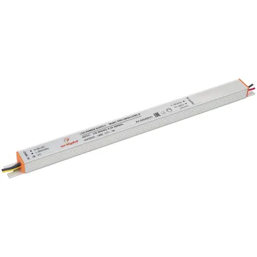 Блок питания ARV-24024-LONG-D (24V, 1A, 24W) (ARL, IP20 Металл, 2 года)