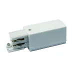 Ввод питания для шинопровода Трехфазный Левый белыйUBX-A02 WHITE 1 POLYBAG