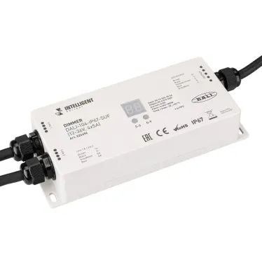 INTELLIGENT ARLIGHT Диммер DALI-104-IP67-SUF (12-36V, 4x5A) | 026496 | Arlight