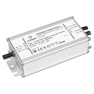 Блок питания ARPV-UH24100-PFC-DALI-PH (24V, 4.2A, 100W) | 029151 | Arlight