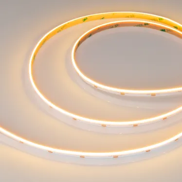 Лента COB-S-X480-8mm 24V Warm2700 (6 W/m, IP20, 5m) (Arlight, боковое свечение)