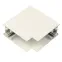 Коннектор UBX-MS22/35 WHITE для накладных магнитных шинопроводов, 35мм. Угловой. Вертикальный. Белый. ТМ