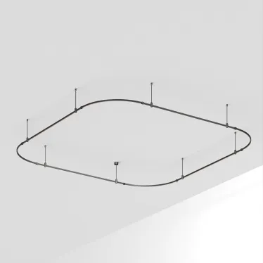 Трек ART-APRIORI-QUADRAT-SOFT-ROD-400-3500x3500 (BK) (ARL, IP20 металл, 3 года)