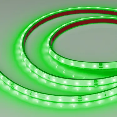 Лента герметичная RTW-PFS-A60-11mm 24V Green (4.8 W/m, IP68, 2835, 5m) (Arlight, -)