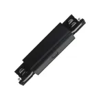 Соединитель для шинопроводов прямой внешний Трехфазный черный UBX-A12 BLACK 1 POLYBAG