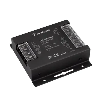 Усилитель ARL-5022-RGB (12-24V, 3x10A, 360-720W) (ARL, IP20 Металл, 2 года)