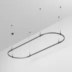 Трек ART-APRIORI-OVAL-HANG-3000x1000 (BK) (ARL, IP20 металл, 3 года)
