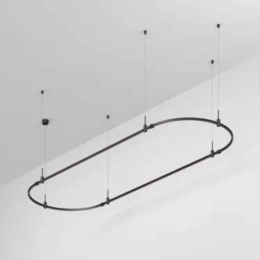 Трек ART-APRIORI-OVAL-HANG-3000x1000 (BK) (ARL, IP20 металл, 3 года)