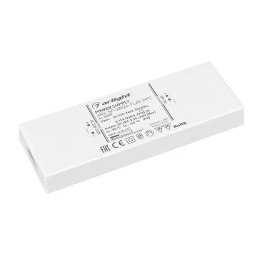 Блок питания ARV-SP-48024-FLAT-PFC (48V, 0.5A, 24W) (ARL, IP20 Пластик, 5 лет)