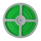 Гибкая светодиодная лента. NEON ULS-N01-2835-120LED/m-6mm-IP67-DC12V-9W/m-5M-GREE катушка 5м в блистере зеленый свет