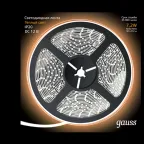                  Лента светодиодная 5050/30-SMD 7.2W  12V DC  теплый белый (блистер 5м) | 312000107 | Gauss
               