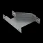 Переходник левый 50х150-400 | PD50*150-400-L | КМ-профиль