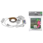                  Комплект светодиодной ленты SMD5050-30 LED/м-12 В-7,2 Вт/м-IP65-RGB (1 м), 12 Вт, IR-контроллер  | SQ0331-0237 | TDM
               