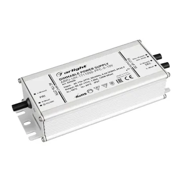 Блок питания ARPJ-UH-1711050-PFC-0-10V (120W, 69-171V, 1.05A) (Arlight, IP67 Металл, 7 лет) | 039658 | Arlight