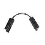 Коннектор UBX-MM21/35 BLACK для магнитных шинопроводов,35мм. Угловой. Внутренний. Черный. ТМ