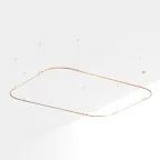 Трек ART-APRIORI-RECTANGLE-SOFT-HANG-4500x3500 (GD) (ARL, IP20 металл, 3 года)