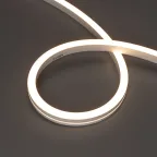 Лента герметичная MOONLIGHT-SIDE-A140-12x17mm 24V Warm3000 (9.6 W/m, IP67, 5m, wire x2) (Arlight, Вывод кабеля боковой)