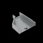 Переходник правый 50х50-150 "ПЛЮС" | PDplus50*50-150-R | КМ-профиль