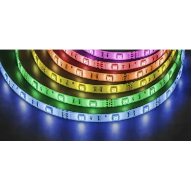 Лента светодиодная LEDх30/м 5м 7.2w/m 12В IP65 Pro RGB