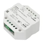                 Диммер SMART-D12-DIM-PUSH-2000-IN (12-48V, 1x6A, 2.4G) (, IP20 Пластик, 5 лет)
               