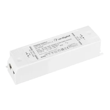 Блок питания ARV-SP-24060-PFC-A (24V, 2.5A, 60W) (ARL, IP20 Пластик, 5 лет)
