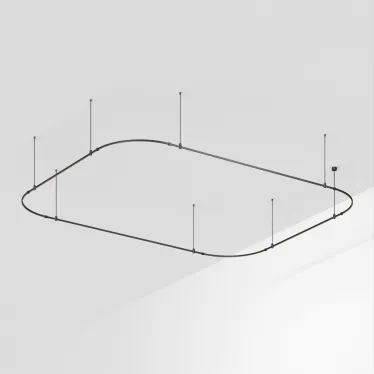 Трек ART-APRIORI-RECTANGLE-SOFT-ROD-800-4500x3500 (BK) (ARL, IP20 металл, 3 года)