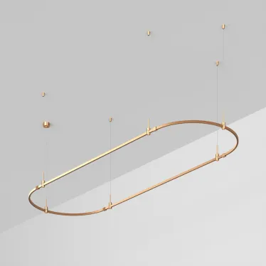 Трек ART-APRIORI-OVAL-HANG-3000x1000 (GD) (ARL, IP20 металл, 3 года)