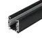 Шинопровод осветительный, тип А Трехфазный черный Длина 1 м UBX-AS4 BLACK 100 POLYBAG