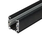 Шинопровод осветительный, тип А Трехфазный черный Длина 1 м UBX-AS4 BLACK 100 POLYBAG