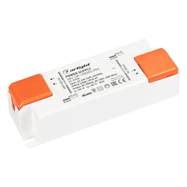 Блок питания ARJ-SP-108350-PFC (40W, 80-108V, 350mA) (, IP20 Пластик, 5 лет)