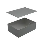                  BOX/8-12 Металлическая  коробка с крышкой для заливки в пол 309х217х105мм, для люков 70083, 70012 | 70181 | Ecoplast
               